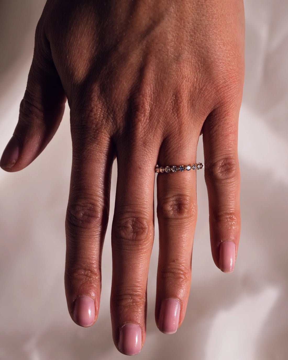 2.50 mm Half eternity Lab Grown Diamond Band