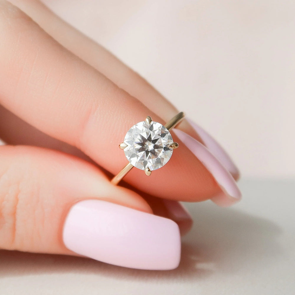 Round Brilliant Cut Labgrown Engagement Ring