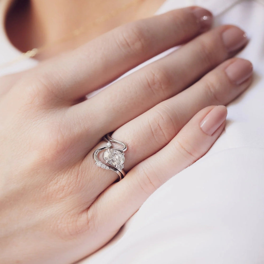Oval Cut Labgrown Engagement Ring