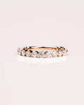 2.50 mm Half eternity Lab Grown Diamond Band