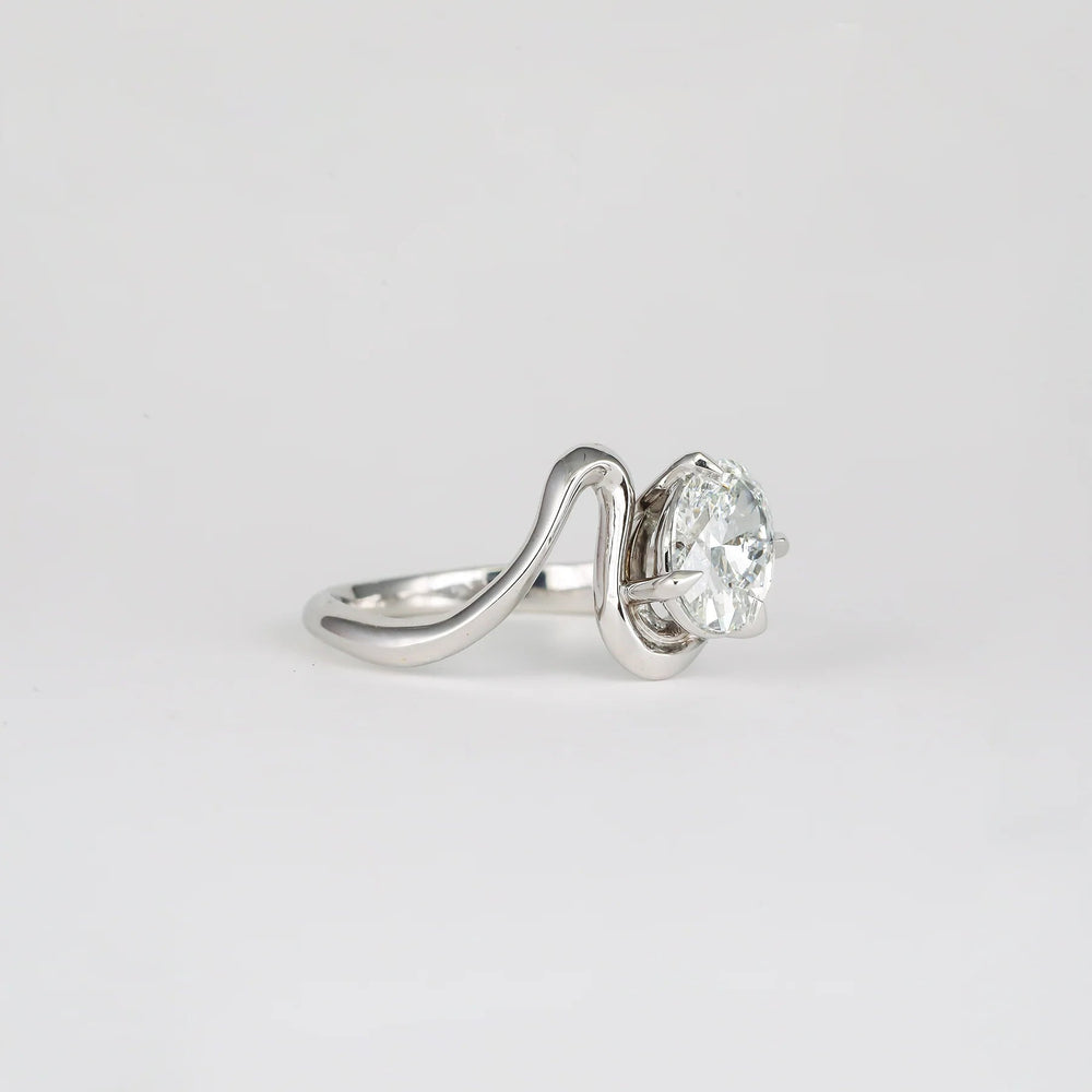 Oval Cut Labgrown Engagement Ring