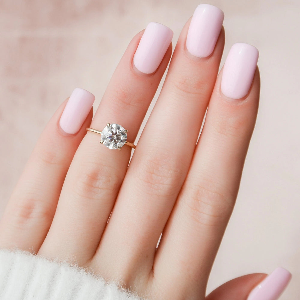 Round Brilliant Cut Labgrown Engagement Ring