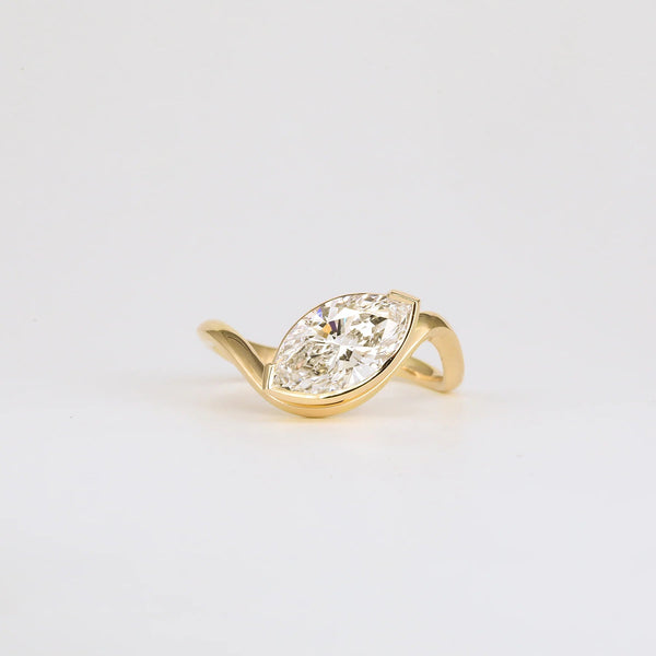 Marquise Cut Labgrown Engagement Ring