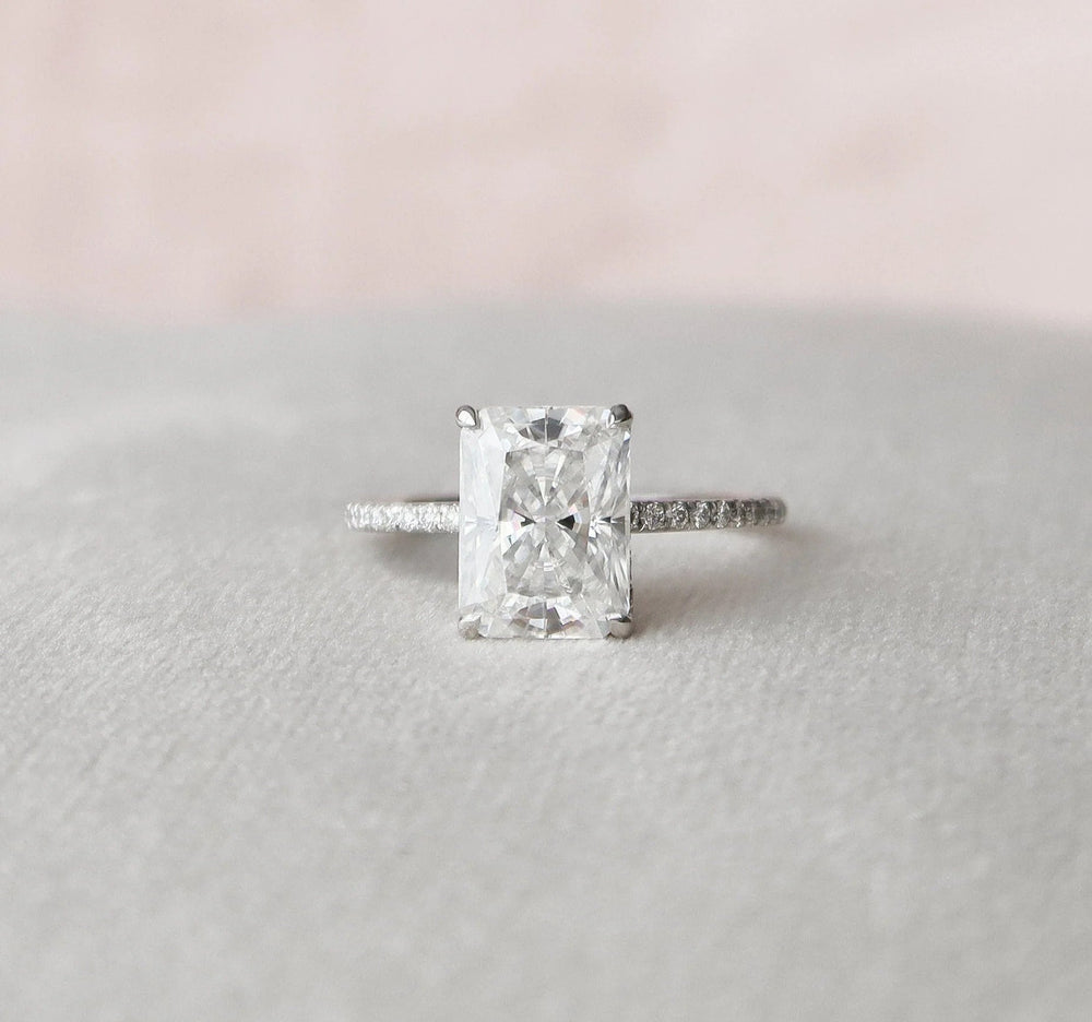 Radiant Cut Labgrown Engagement Ring