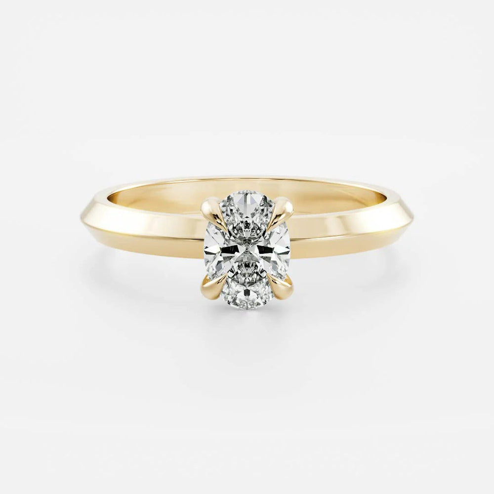 Oval Cut Labgrown Engagement Ring