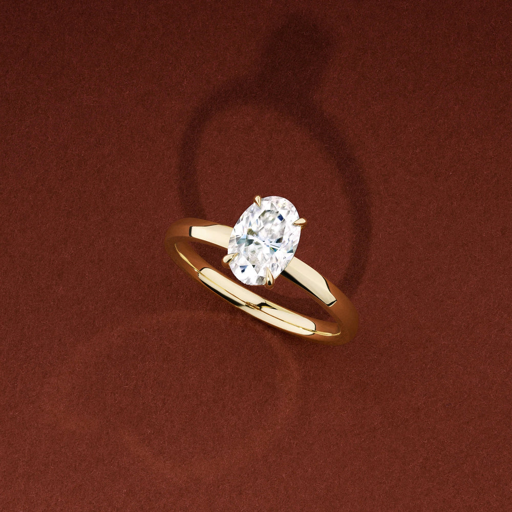 Oval Cut Labgrown Engagement Ring