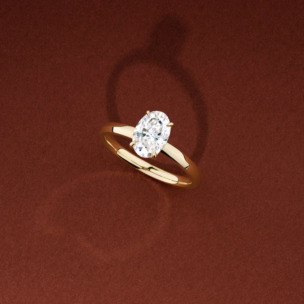 Oval Cut Labgrown Engagement Ring
