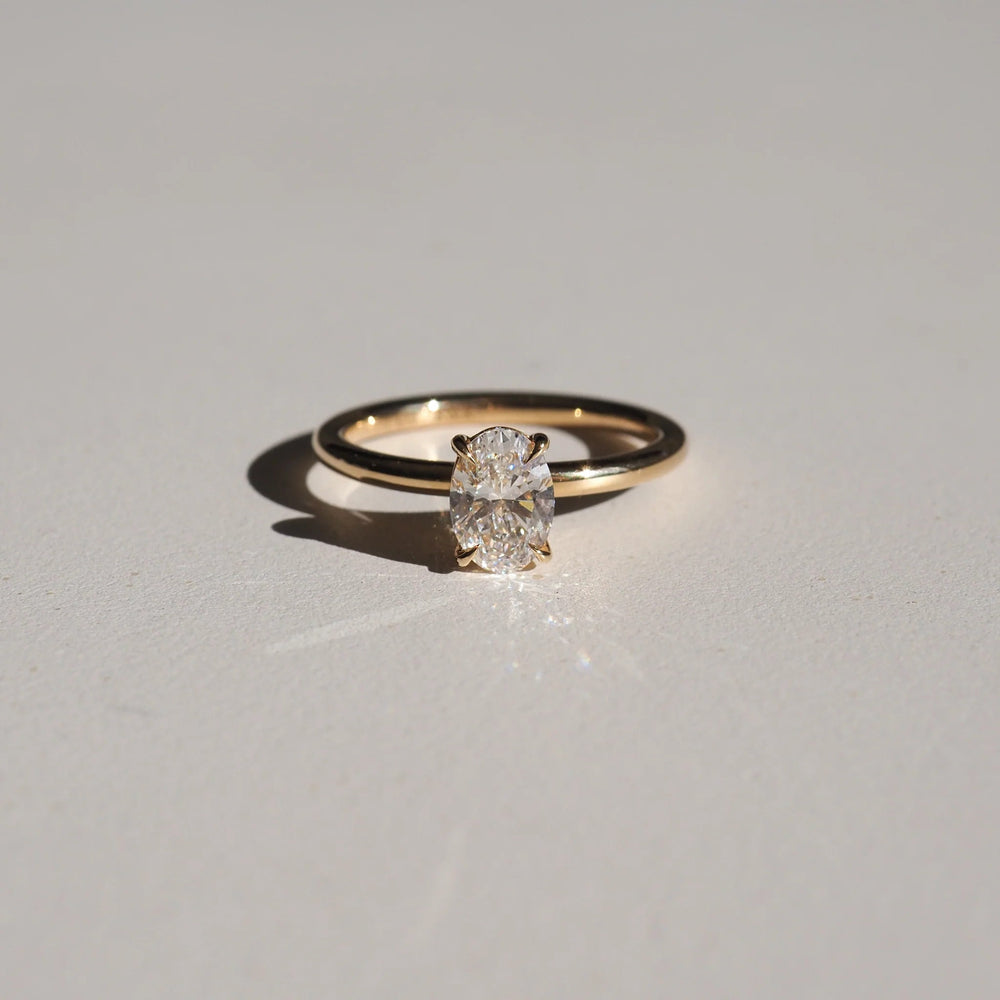 Oval Cut Labgrown Engagement Ring