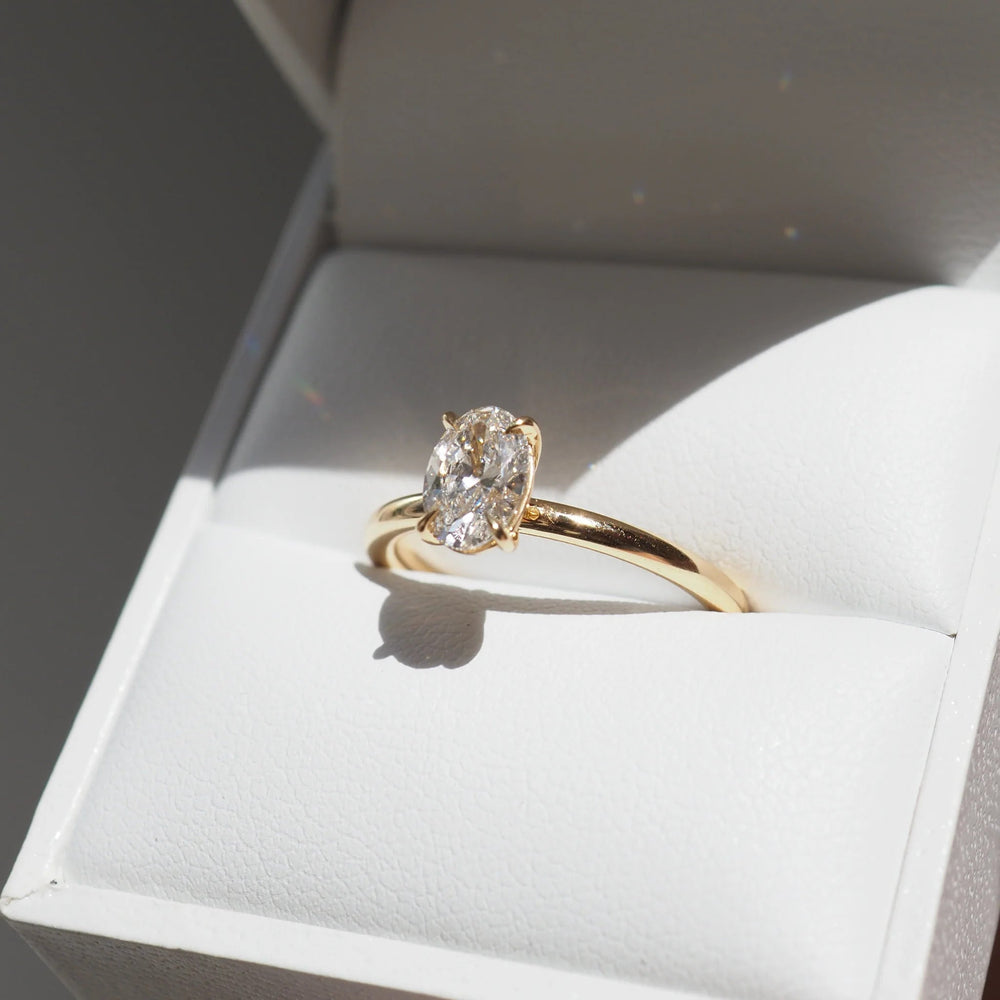 Oval Cut Labgrown Engagement Ring