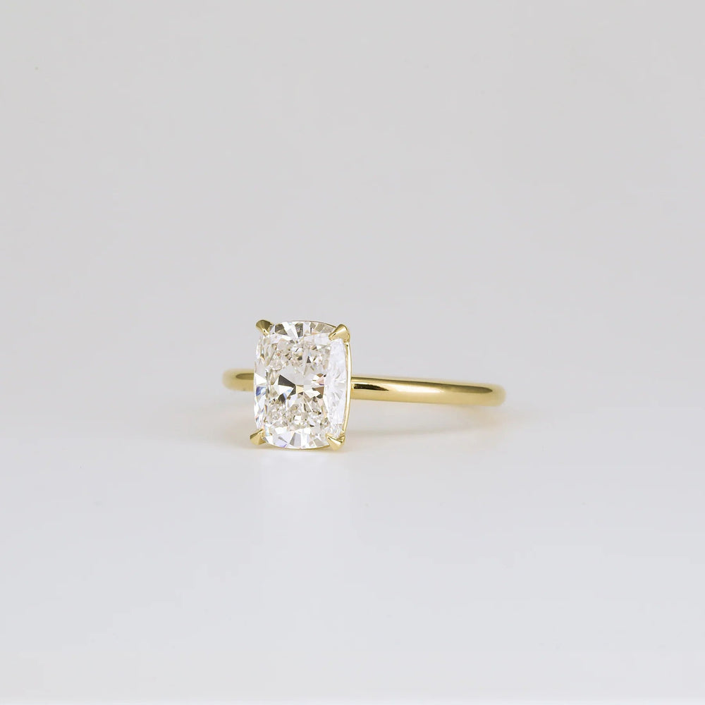 Cushion Cut Labgrown Engagement Ring