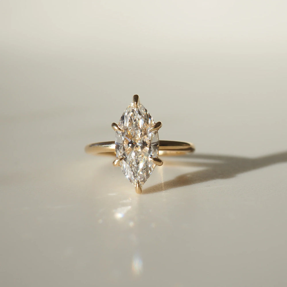 Marquise Cut Labgrown Engagement Ring
