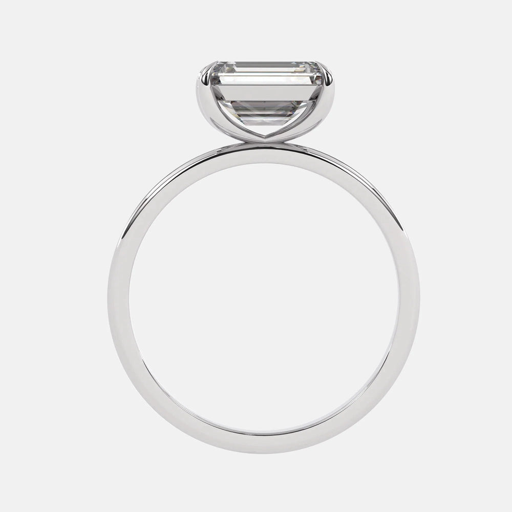 Emerald Cut Labgrown Engagement Ring