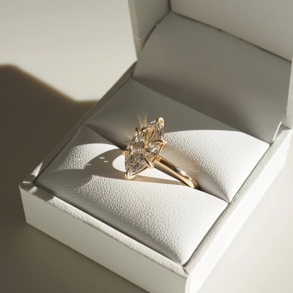Marquise Cut Labgrown Engagement Ring