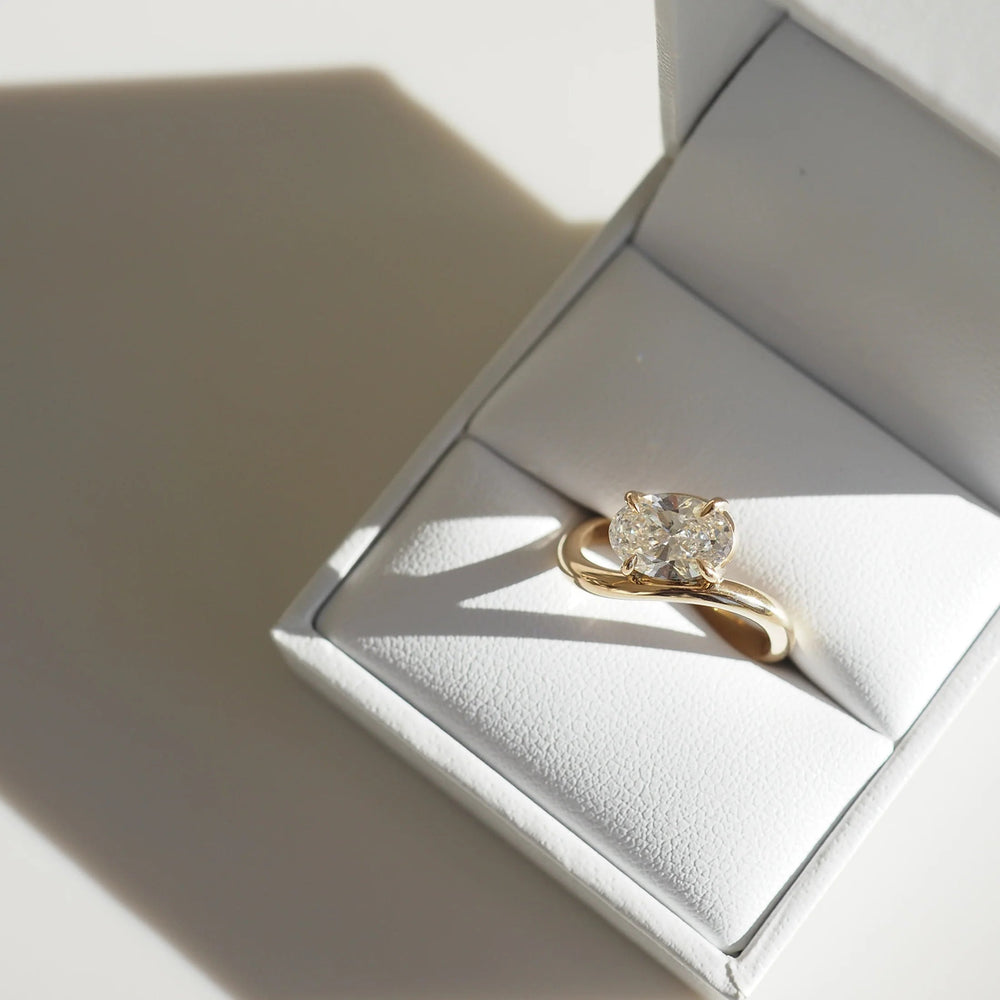 Oval Cut Labgrown Engagement Ring