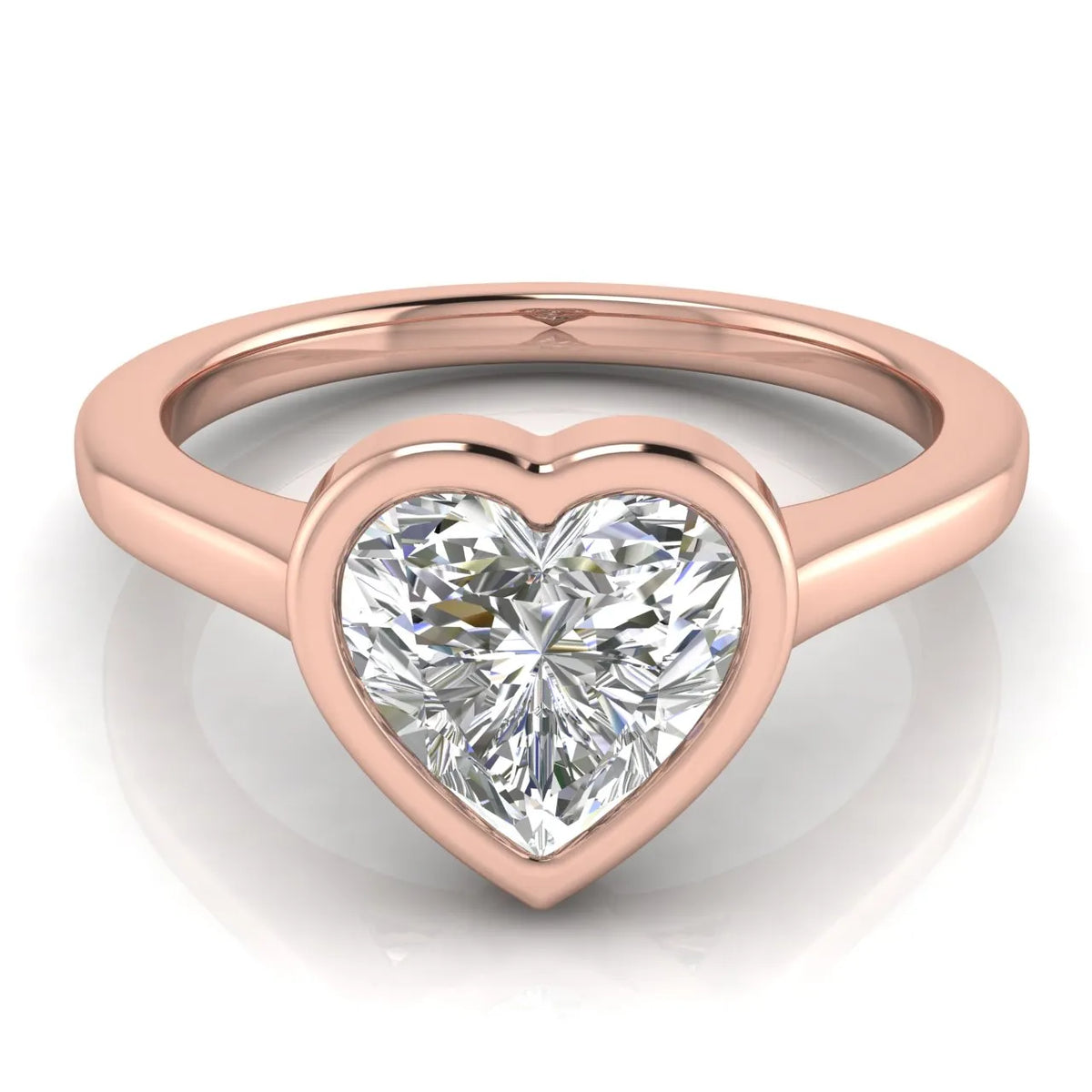 Romantic Halo Solitaire Ring