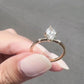 0.50ct Marquise Lab Diamond Accent Engagement Ring | IGI Certified | DEF VVS–VS | Custom Gold
