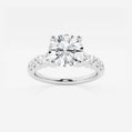 Amelia 2 ctw Round Lab Grown Diamond Graduated Engagement Ring