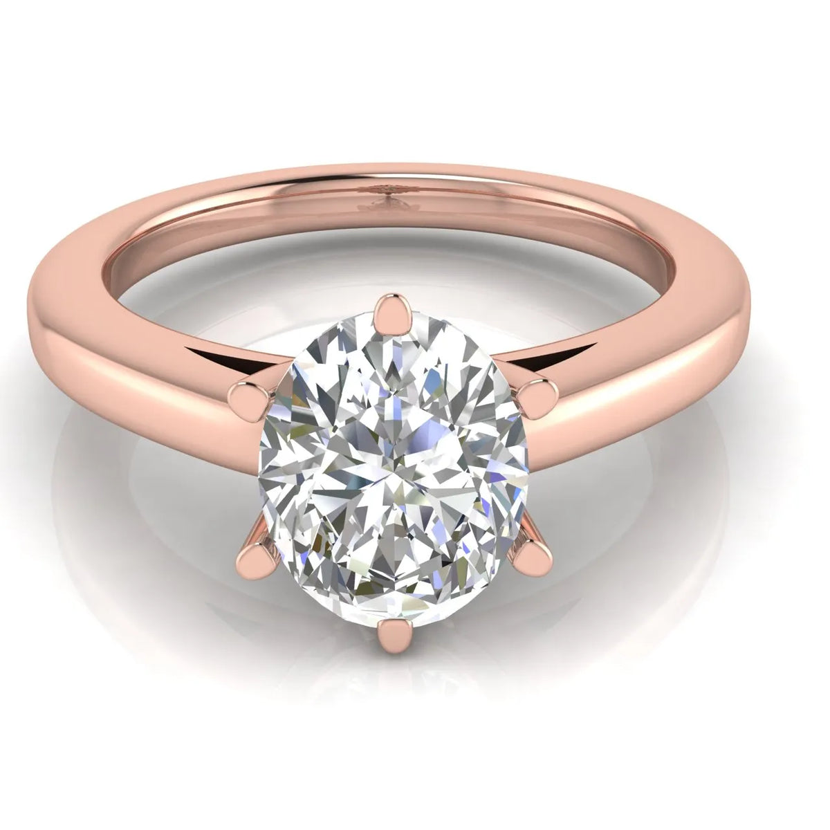 Classic Six-Prong Solitaire Ring