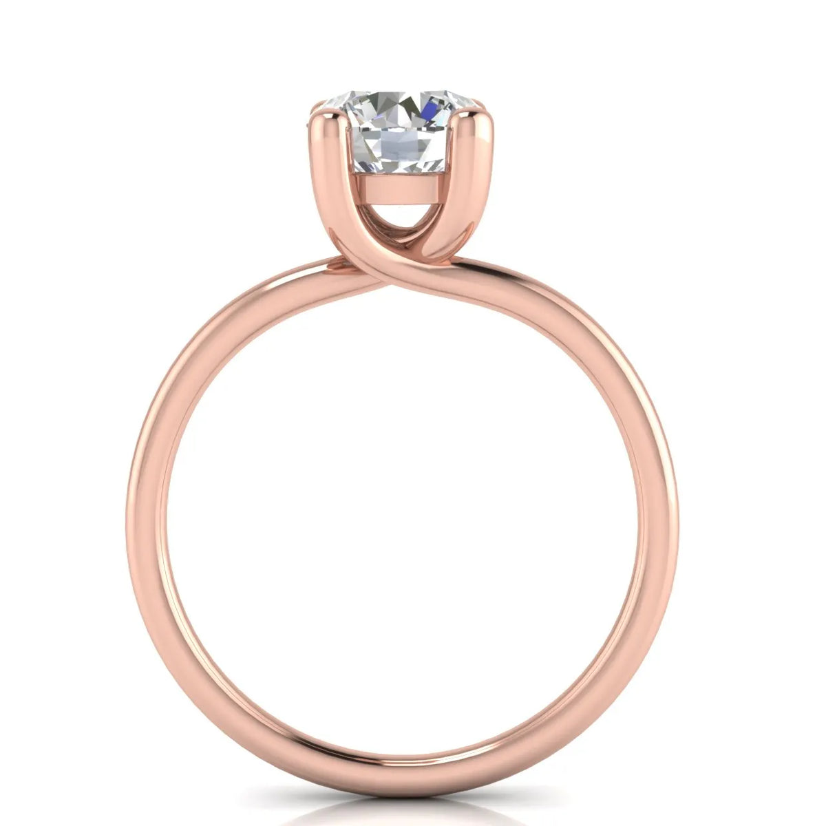 Romantic Solitaire Ring with Classic Setting