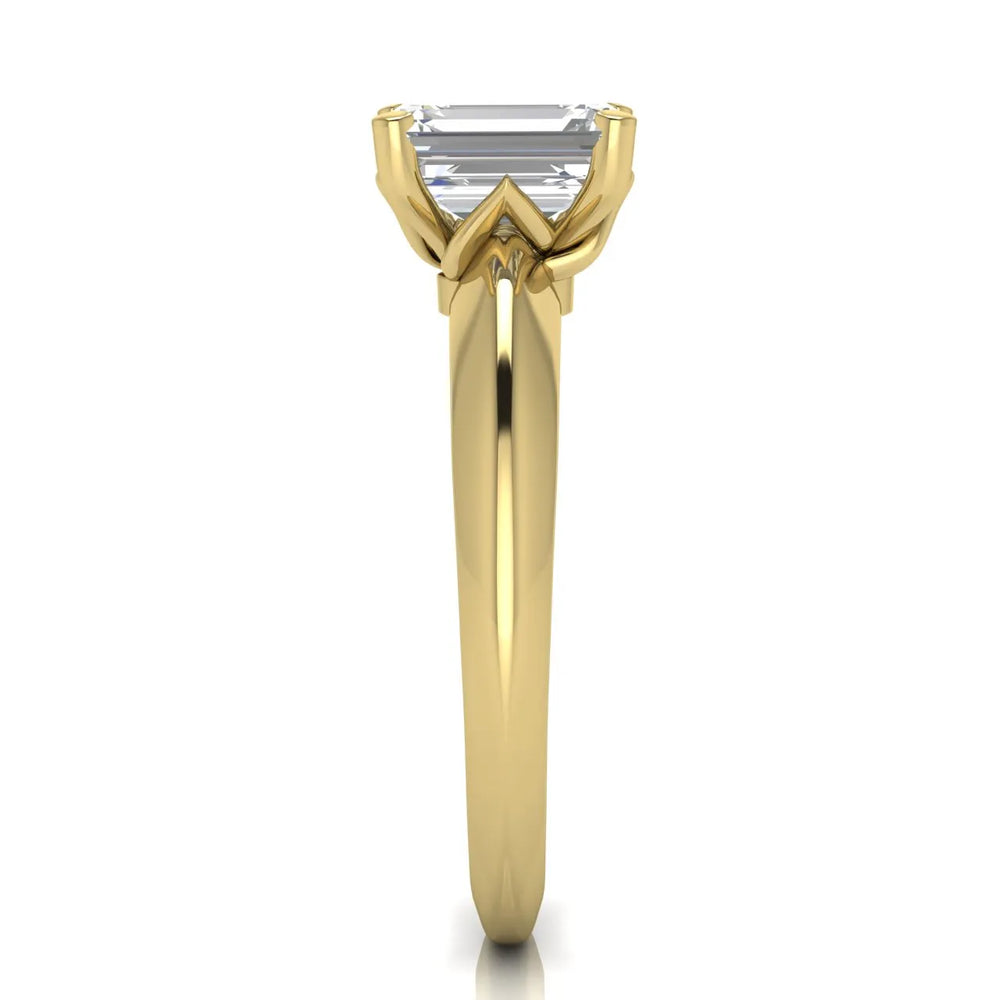 Romantic Solitaire Ring with Elegant Prong Setting