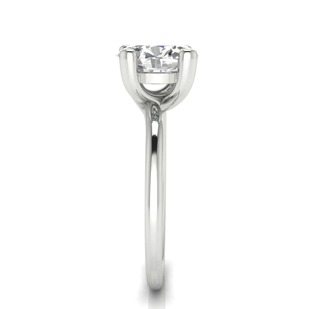 Romantic Solitaire Ring with Classic Setting