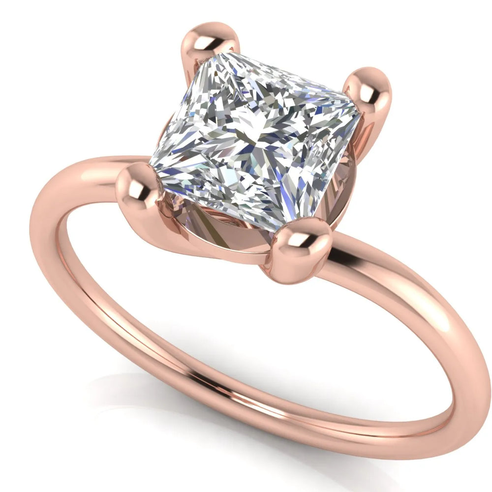 Romantic Solitaire Ring with Classic Setting