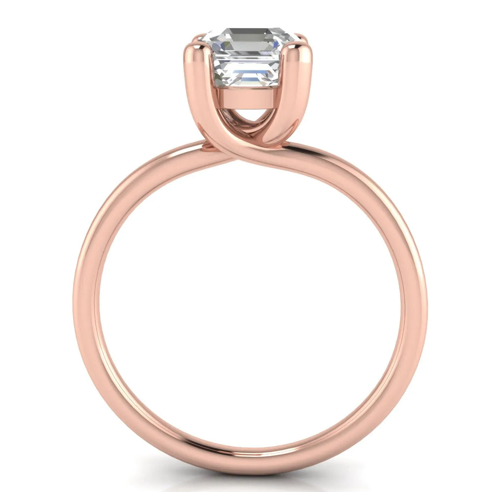 Romantic Solitaire Ring with Classic Setting