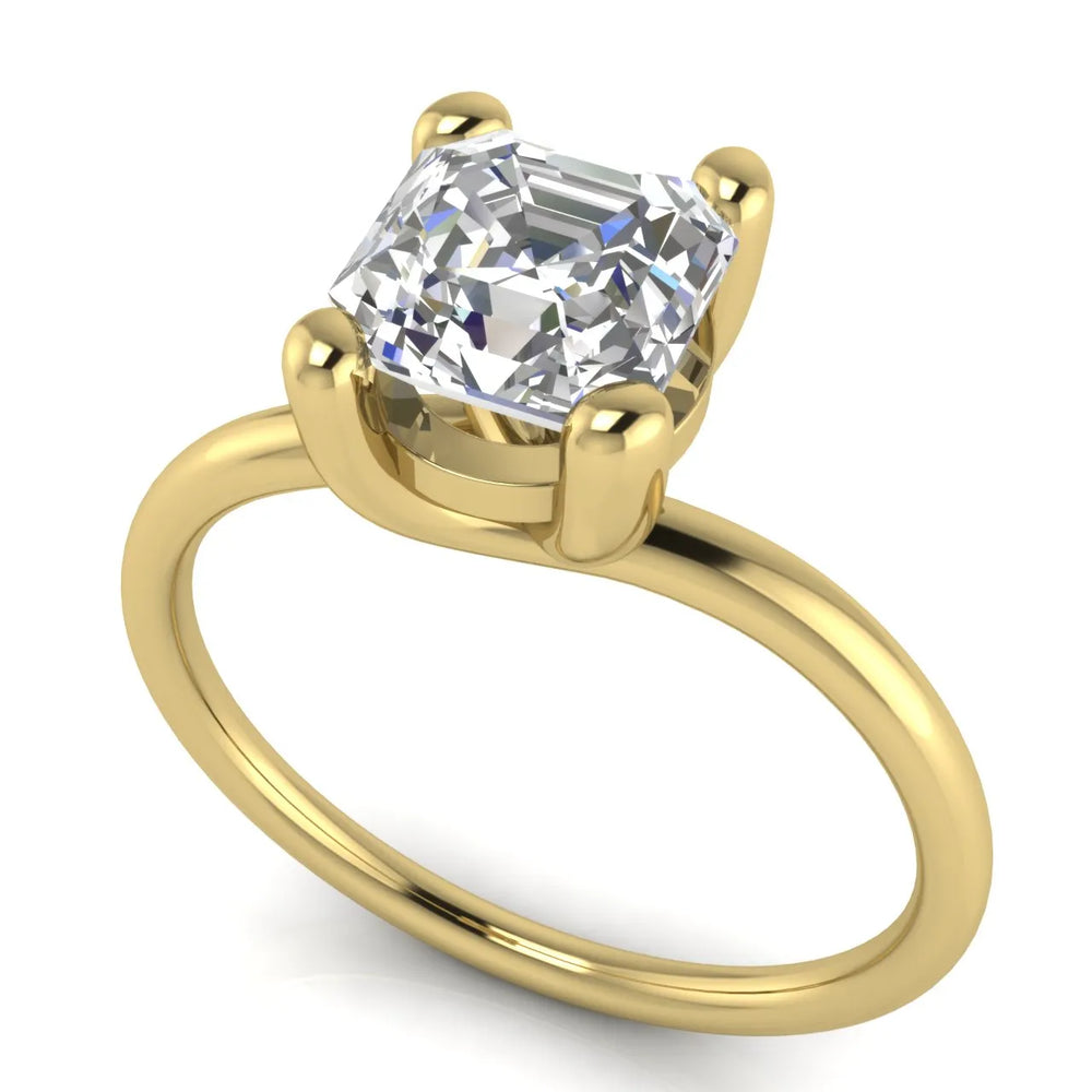 Romantic Solitaire Ring with Classic Setting