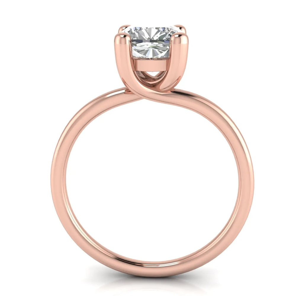Romantic Solitaire Ring with Classic Setting