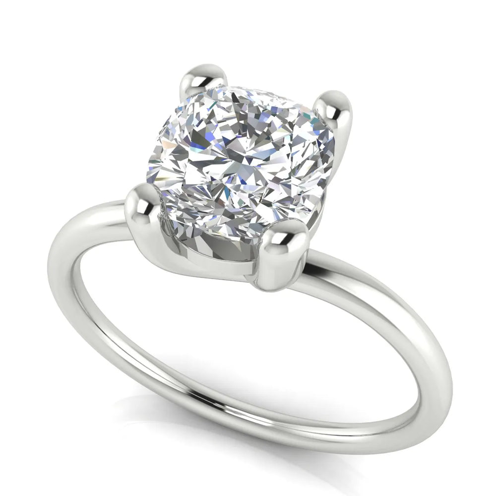 Romantic Solitaire Ring with Classic Setting