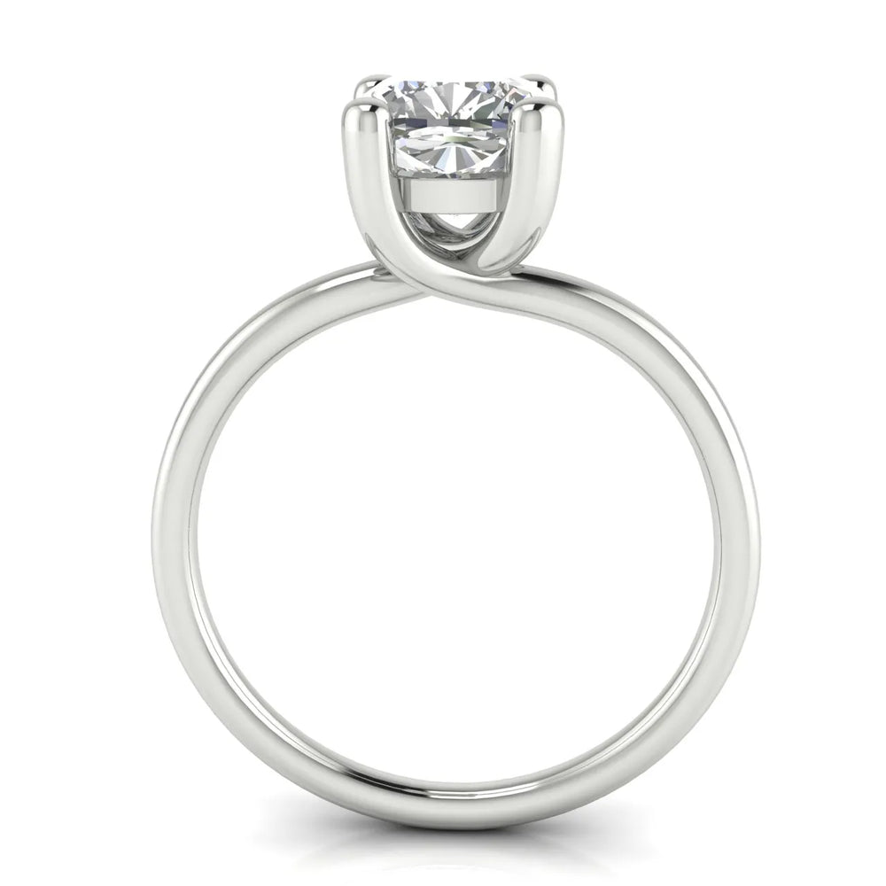 Romantic Solitaire Ring with Classic Setting
