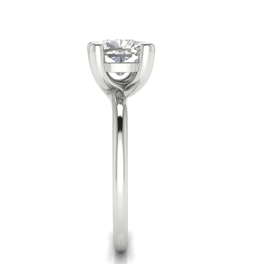 Romantic Solitaire Ring with Classic Setting