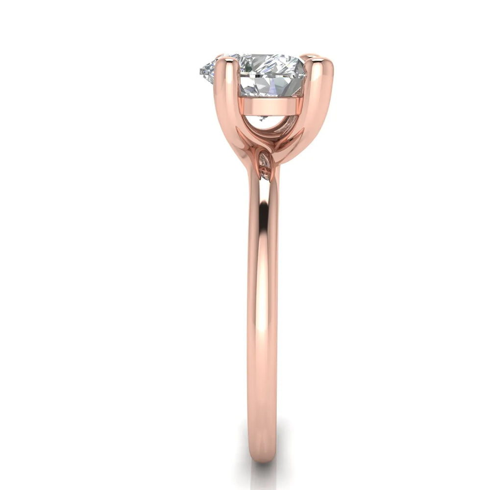 Romantic Solitaire Ring with Classic Setting
