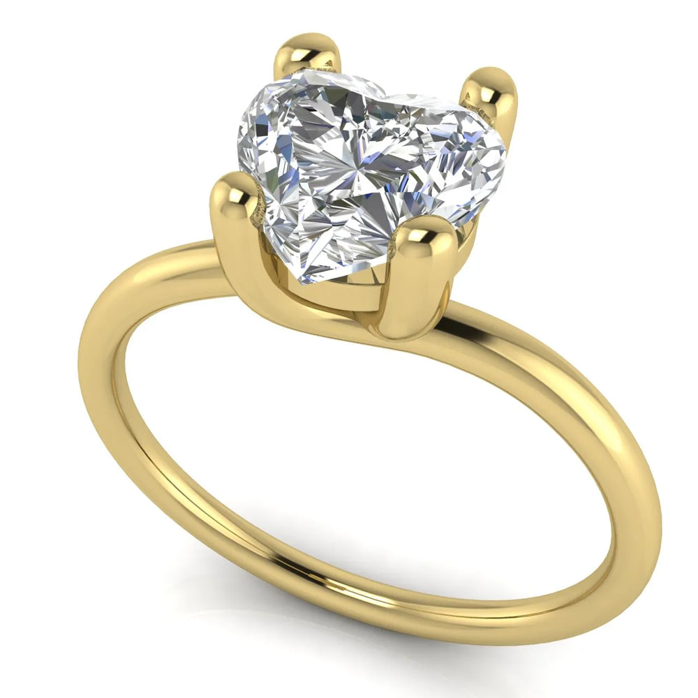 Romantic Solitaire Ring with Classic Setting
