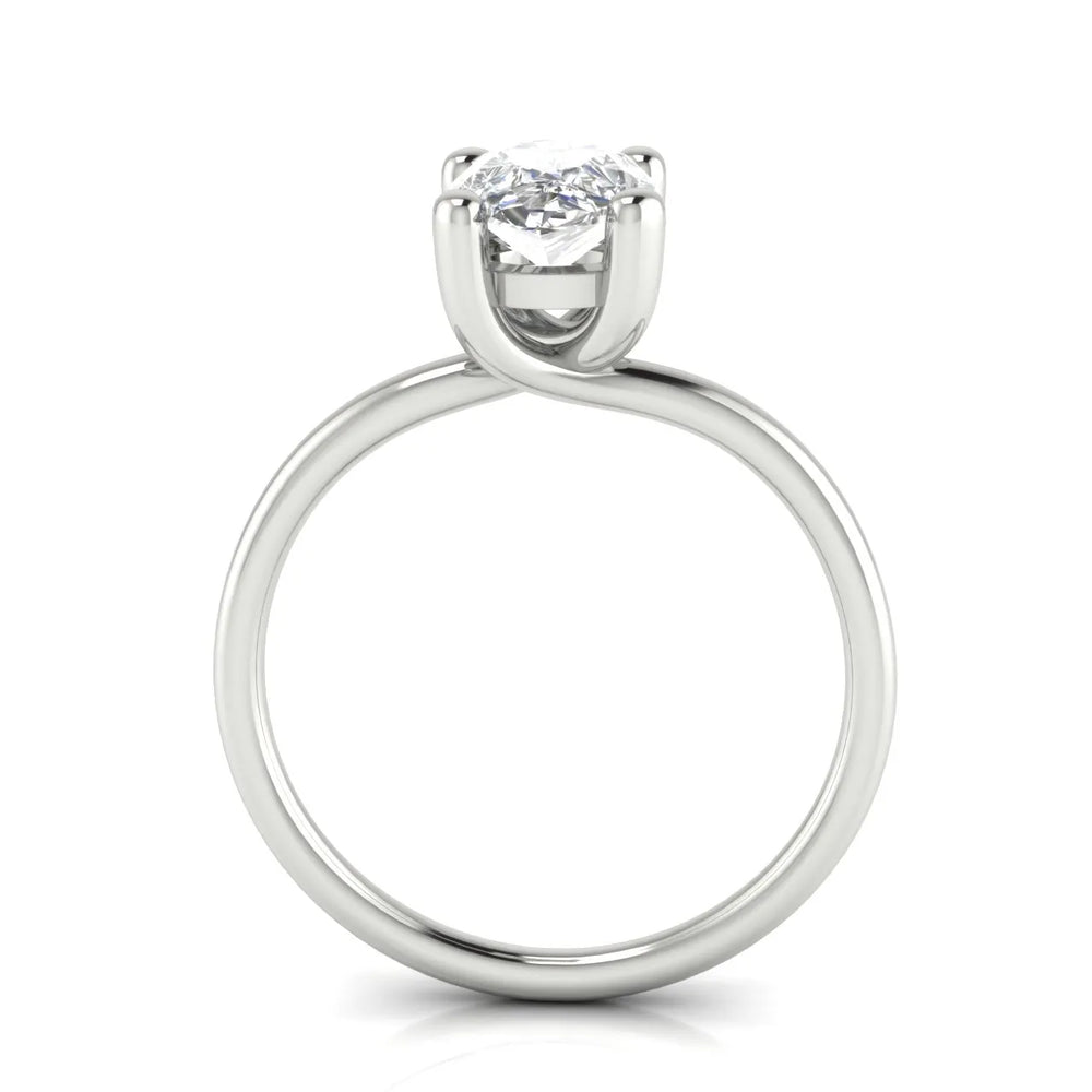 Romantic Solitaire Ring with Classic Setting