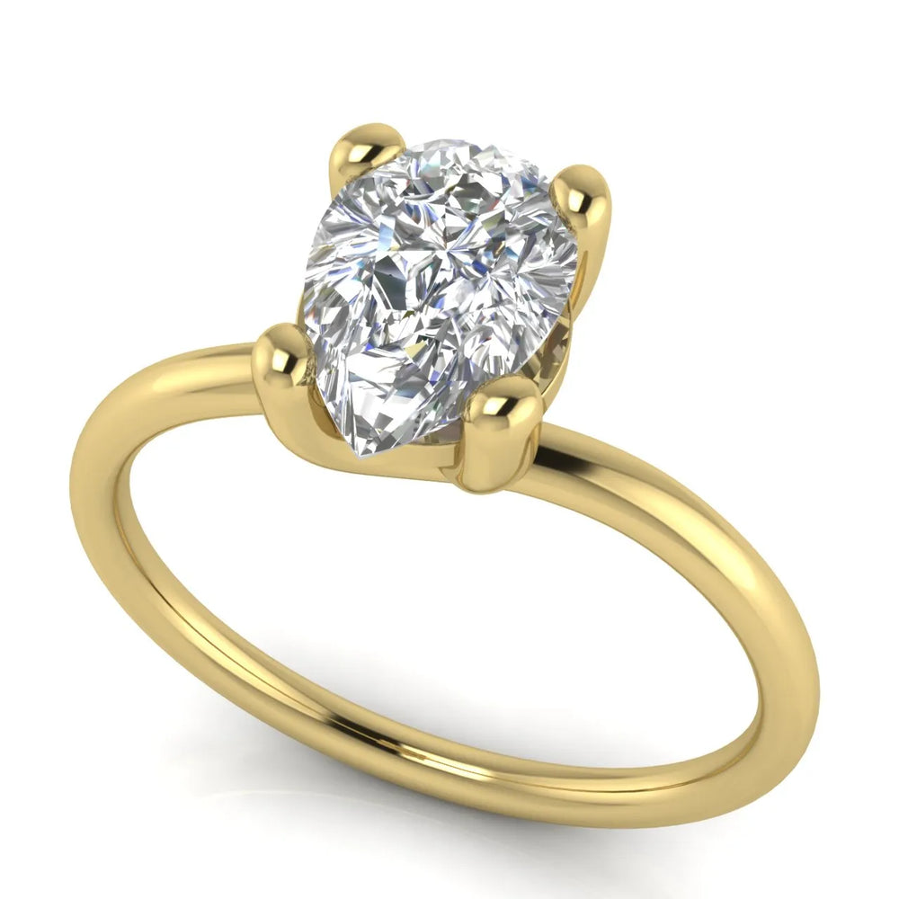 Romantic Solitaire Ring with Classic Setting