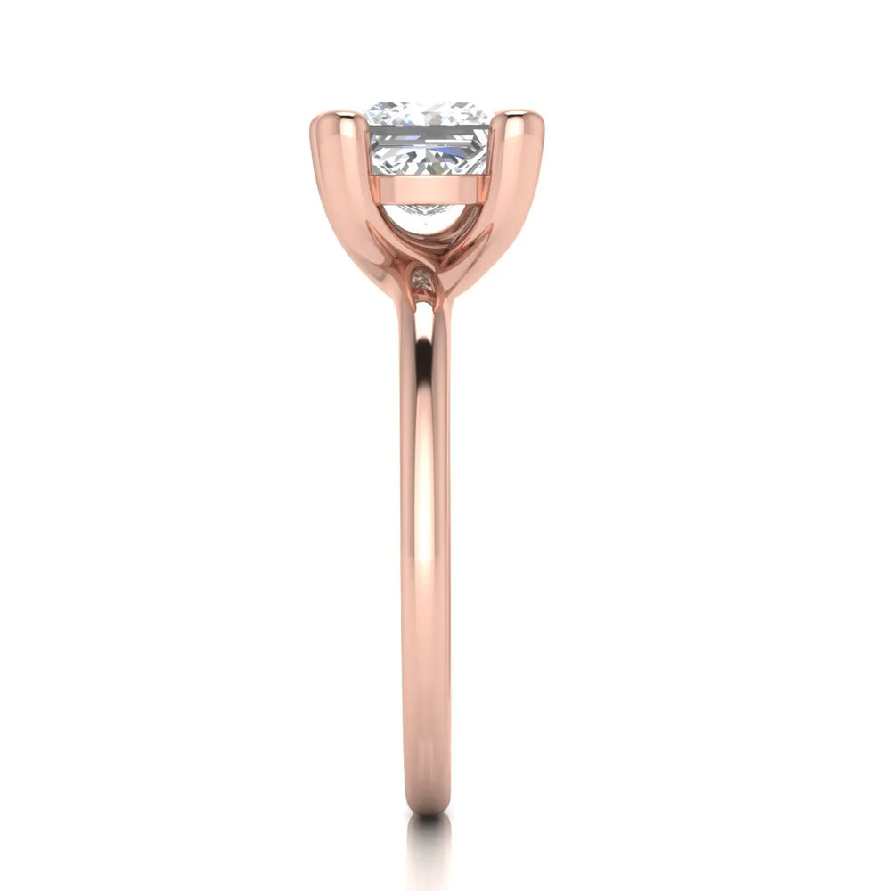 Romantic Solitaire Ring with Classic Setting