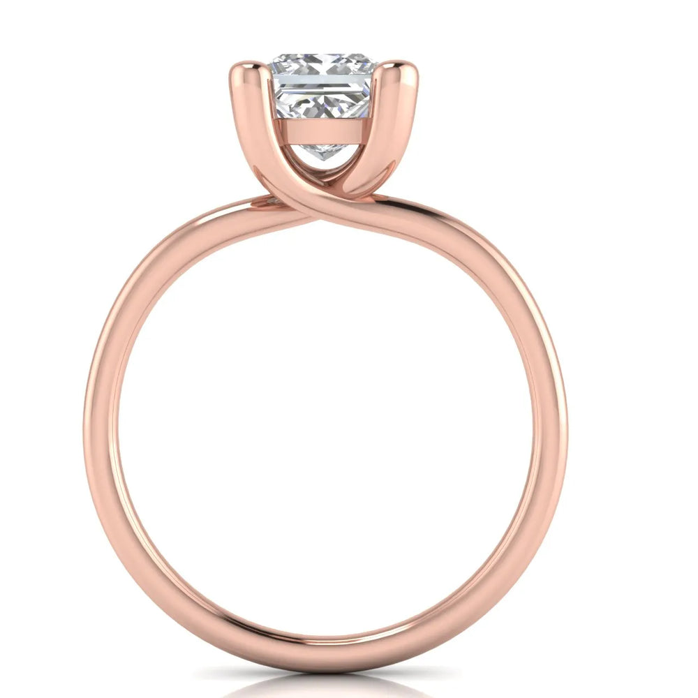 Romantic Solitaire Ring with Classic Setting