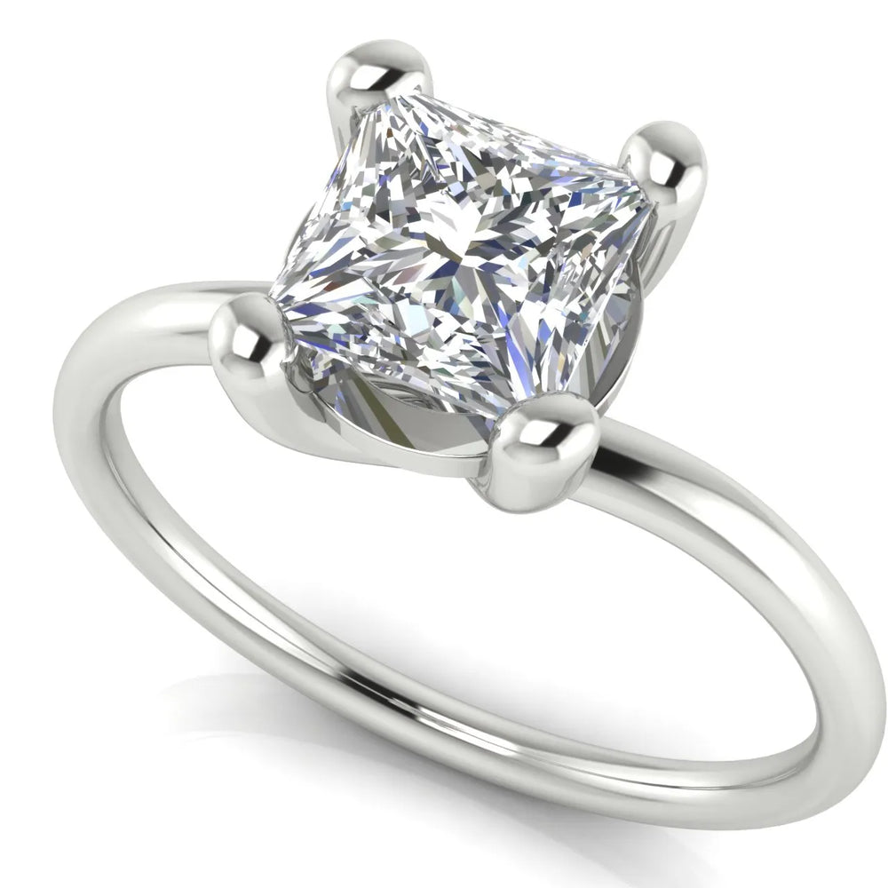 Romantic Solitaire Ring with Classic Setting