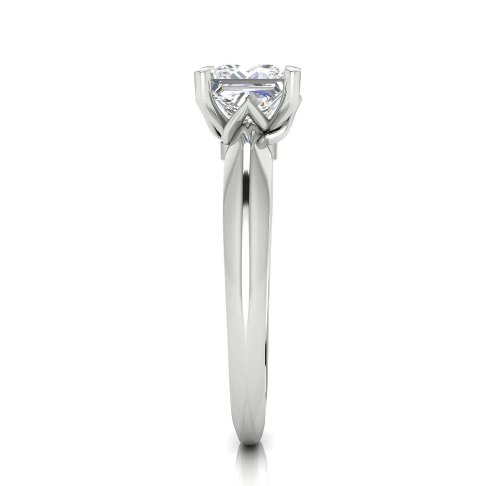 Romantic Solitaire Ring with Elegant Prong Setting