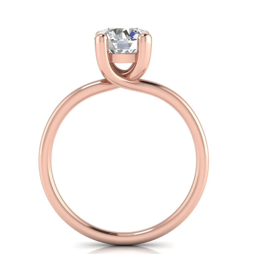 Romantic Solitaire Ring with Classic Setting
