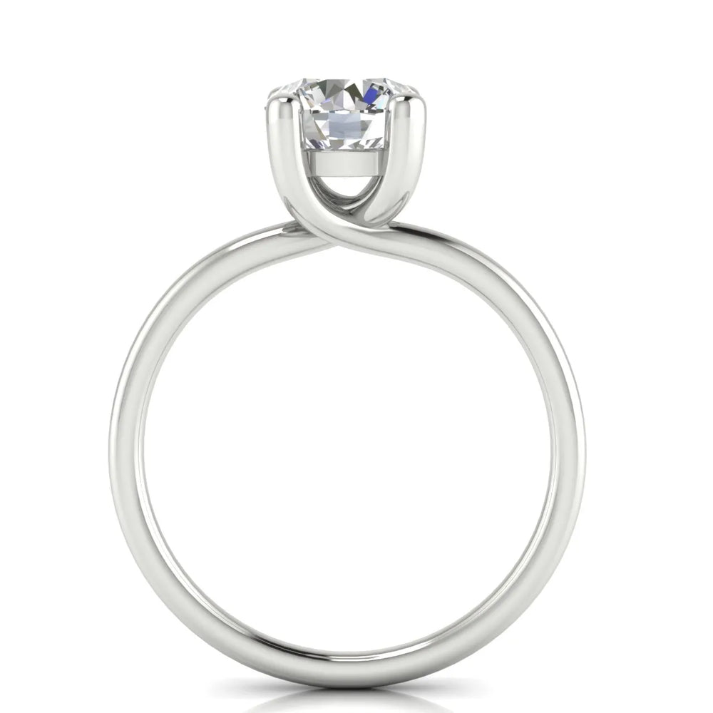 Romantic Solitaire Ring with Classic Setting