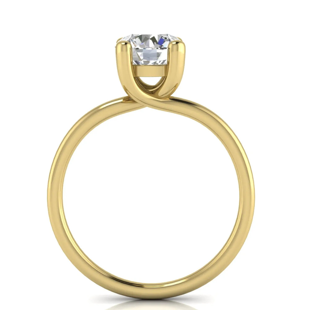 Romantic Solitaire Ring with Classic Setting