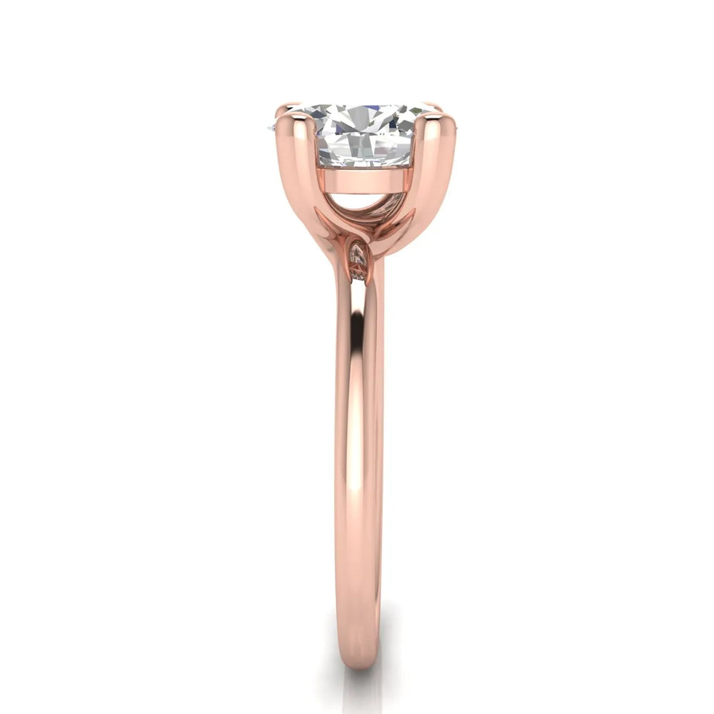 Romantic Solitaire Ring with Classic Setting
