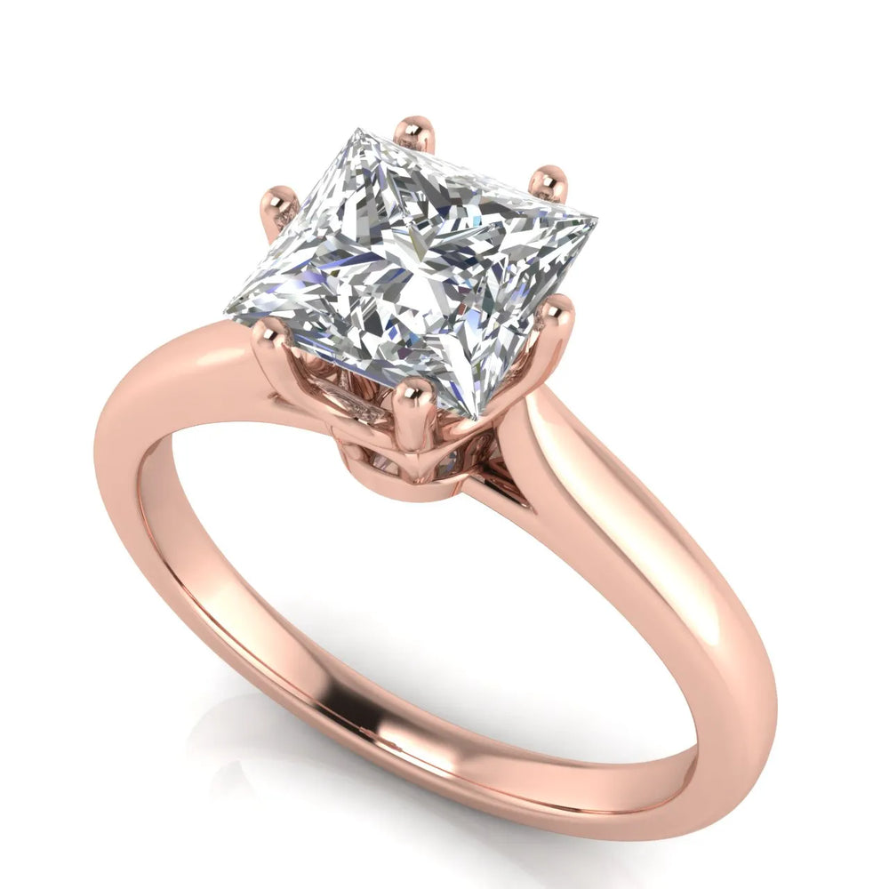 Romantic Solitaire Ring with Timeless Design