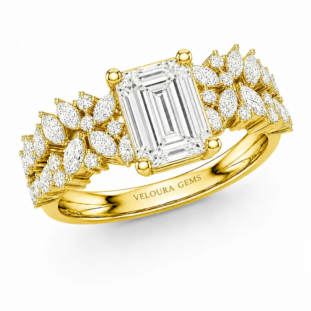Celestial Symphony Two Step Wear Diamond Ring